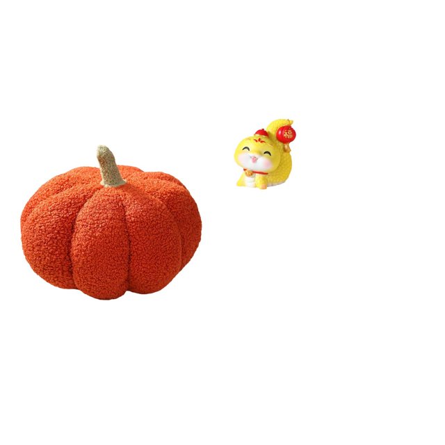 Cojín De Peluche De Calabaza De Halloween, Adorno De Resina De Serpiente De Dibujos Animados, Decorativo Para Sofá Cama, Dormitorio, Mesa, Centro De Mesa, Estante, Oficina, Decoración De