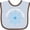 Blue and Chocolate, variant on Inktastic Grandpas First Mate Sailing Nautical Boys Boys Baby Bib