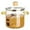 YE2, variant on Heat- Borosilicate Glass Stovetop Cooking Pot with Lid for Simmering Soup Milk Pasta and Porridge Easy Clean Transparent Cookware