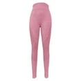 thumbnail image 5 of GEWSEY High Waisted Leggings for Women Tummy Control Soft Lifting Yoga Pants Stretchy Workout Non See Through Leggings (Pink, L), 5 of 7