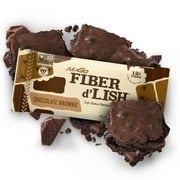 NuGo Fiber d'Lish Chocolate Brownie, 12g High Fiber, Vegan, 16 Count
