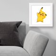thumbnail image 4 of Gallery Pops Pokemon - Pikachu Waving Pose Wall Art, White Framed Version, 12" x 12", 4 of 5