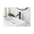 thumbnail image 3 of Elegant Lighting Victor Single Hole Single Handle Bathroom Faucet In Matte Black, 3 of 10