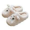 thumbnail image 3 of Kilaqueen Cute Cat House Shoes for Women, Soft Fuzzy Animal Slippers Scuff Slipper Socks With Non-Slip Grippers, Memory Foam Winter Warm Slippers Indoor Outdoor, 3 of 9