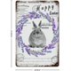 thumbnail image 2 of Letreros de metal retro vintage con diseño de conejo de Pascua y lavanda, placa de hojalata, decoración primaveral de 12 x 8 pulgadas, 2 of 7