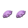 thumbnail image 1 of relayinert Elegant Lace Side Umbrella Dual And Stylish Exquisite Butterflies Pattern purple 2Set, 1 of 6