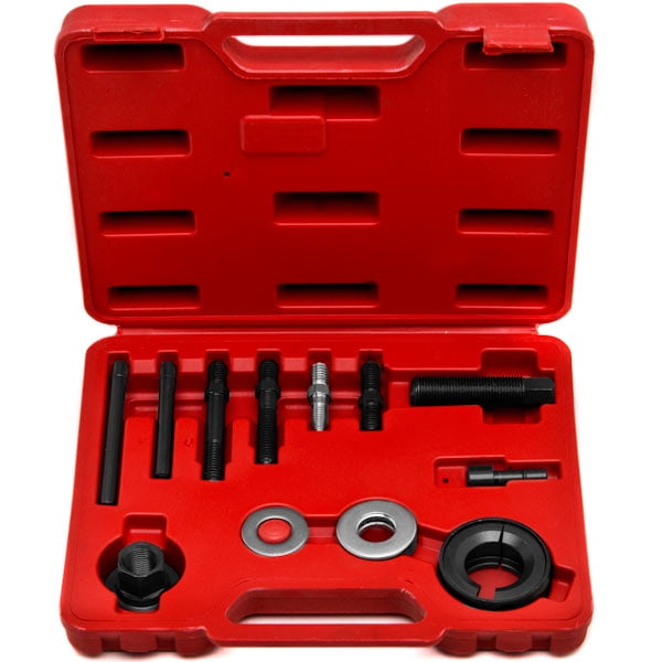 Pulley Puller and Installer Kit 13pc Power Steering and Alternator Pump Remover and Installation Alternator AC Pulley Puller & Installer Set 