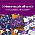 thumbnail image 6 of Date Night Scratch-Off Cards Movie Trivia Popcorn Gift Set - Ultimate Couple Games for Date Night at Home - Valentines Day Gifts For Her & Him, 6 of 10
