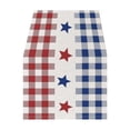thumbnail image 2 of Independence Day Table Runner, Multicolor Linen Patriotic Decor for Dining Table, 183 x 33 cm, Heart Pattern, 1 Pack, 2 of 6