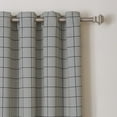 thumbnail image 2 of Quality Home Room Darkening Plaid 2 Panel Curtain Set 96" Length, 2 of 4