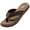 Brown, variant on Norty Men's Comfortable and Casual Slip-On Memory Foam Flip Flop Thong Sandal