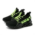 thumbnail image 2 of GHFKKB Men's Fashion Sneakers Breathable Mesh Running Shoes Blade Non Slip Soft Sole Casual Athletic Walking Shoes, 2 of 5