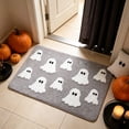 thumbnail image 4 of Halloween Bath Mat, 15.7 X 23.6 In Ghost Bathroom Rug, Soft Absorbent Non-Slip Washable Floor Mat for Bathroom & Bedroom,Grey, 4 of 7