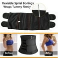 thumbnail image 5 of MISS MOLY Women's Waist Trainer Trimmer Hot Sweat Body Shaper Tummy Cincher Slimming Belt, 5 of 6