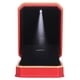 thumbnail image 2 of Caja para Collar ANGGREK Joyero Con Collar LED Rojo Mate Suave, 2 of 7