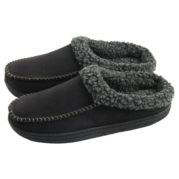 Pantufla Pantuflas térmicas planas para hombre, antideslizantes, borrosas, para interiores, suela gruesa para invierno Ndcxsfigh Tenis De Mujer Tenis De Hombre