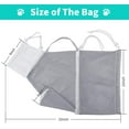 thumbnail image 5 of Olurrsia Cat Bathing Bag Anti-Bite and Anti-Scratch Cat Grooming Bag for Bathing, Nail Trimming, Medicine Taking,Injection,Adjustable Multifunctional Breathable Restraint Shower Bag(Green), 5 of 7
