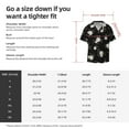 thumbnail image 5 of Goofa Rose Flowers Printed Men's Casual Short-sleeved Shirt,Lightweight Breathable Button-down,Summer Casual men's top,Versatile Fashion shirt-3X-Large, 5 of 7