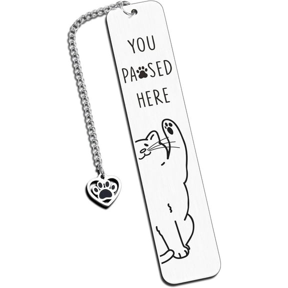 Halloween Boo Basket Stuffers for Cat Lover Gifts for Women, Cute Cat Bookmarks, Book Marks for Reading Women, Bookmark Gifts for Cat Lovers, Cat Accessories, Book Club Gifts, Book Lovers Gifts