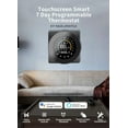 thumbnail image 6 of Smart WiFi Thermostat Switch, Touchscreen Programmable, Alexa & Google Assistant Voice Control, Wireless LCD Panel, Remote Control, Smart Home Integration, 6 of 8