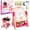 Pink, variant on Huge Wave Toddlers Double Sided Magnetic Chalkboard and Whiteboard Art Easel, Pink
