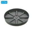 thumbnail image 3 of Uxcell Plant Pot Saucers 7.5 Inch, 3 Pack Plastic Round Plant Pot Flower Drip Tray, Gray, 3 of 6