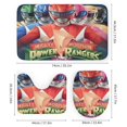 thumbnail image 3 of Power Rangers-theme 4-Piece Shower Curtain Set with Rugs, Waterproof Bathroom Decor Set Includes Bath Mat, U-Shaped Rug, Toilet Lid Cover and Curtain with Hooks, 3 of 6