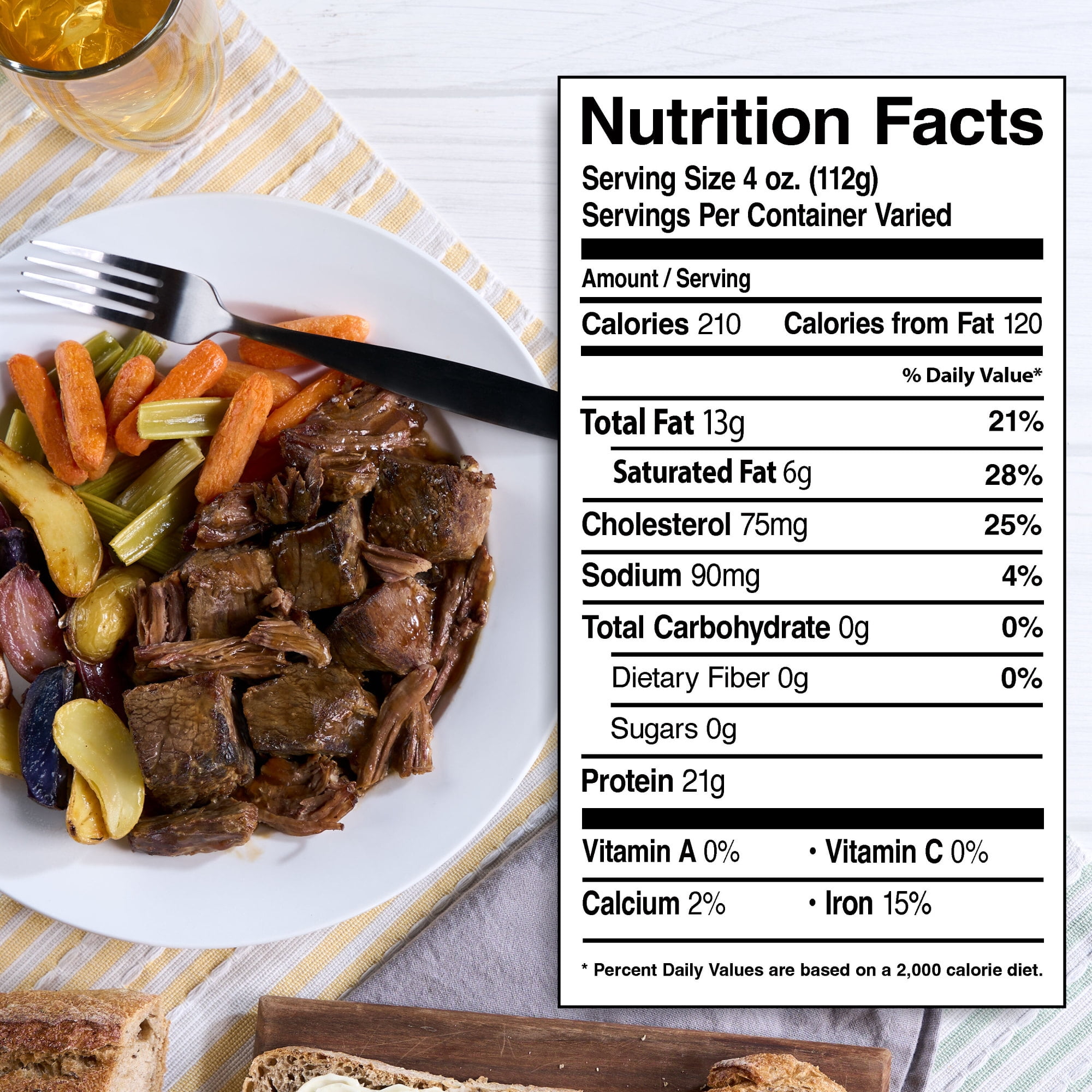 Chuck Roast, Choice Angus Beef, Tray, Fresh, 2.25 - 2.75 lb