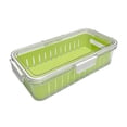 thumbnail image 1 of Fruit Storage Containers for Fridge Vegetable Fresh Keeper Large Capacity Veggie Green, 1 of 9