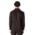 thumbnail image 2 of Dickies Men's Long Sleeve Work Shirt, Dark Brown, 2XLT, 2 of 5