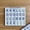 Bleu34026, variante sur Planche d'Entraînement Mahjong / Planche d'Entraînement Charleston avec 24 Emplacements pour Tuiles / Simulateur de Jeu Portable pour la Pratique de la Stratégie / Utilisation à la Maison, en Voyage et en Fête