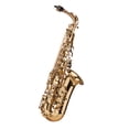 thumbnail image 1 of Eb Alto Saxophone Sax Brass Lacquered Gold 802 Key Type Woodwind Instrument with Padded Carry Case Gloves Cleaning Cloth Brush Sax Straps Reeds, 1 of 5