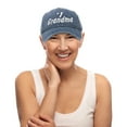 thumbnail image 5 of DALIX Number 1 Grandma Hat Gift Washed Cotton Baseball Cap in Washed Denim Navy Blue, 5 of 6