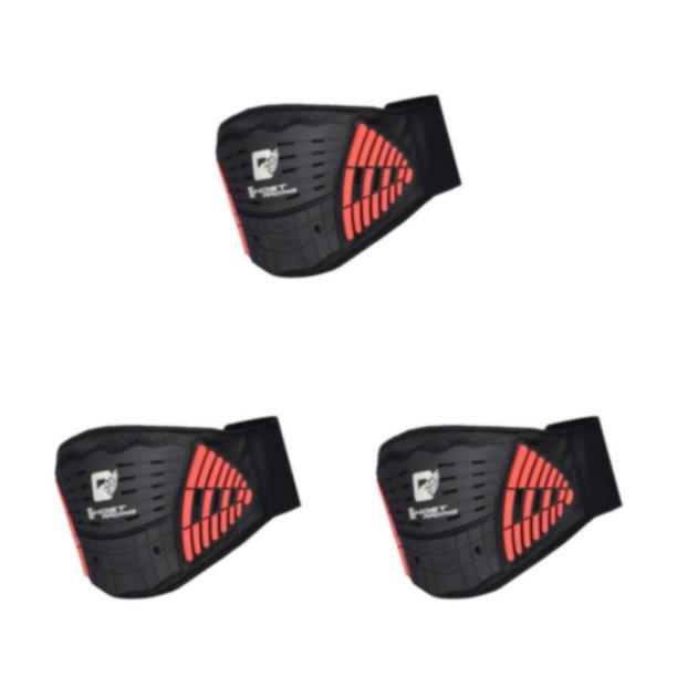 Greeniant Motocicleta Motocross Racing Cinturón de riñón Apoyo Cintura Protector Gear Red Type1 NO1