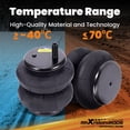 thumbnail image 5 of maXpeedingrods 5000 lbs Rear Air Suspension Bags Kit for Dodge Ram 2500 3500 2003-2013 Dodge Ram 1500 Mega Cab 2006-2008 Air Helper Spring Kit, 5 of 10