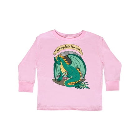 

Inktastic Mommy s Little Princess with Dragon Gift Toddler Boy or Toddler Girl Long Sleeve T-Shirt