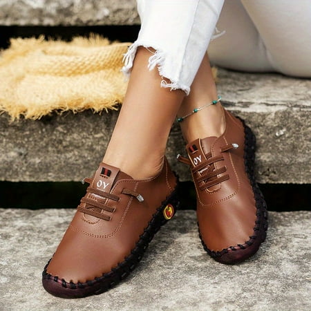 

Everyday Elegance: Versatile Lightweight Women s Sneakers - Comfy Non-Slip Sole All-Season Lace-Ups