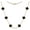 Gold Black Choker, variant on Four Leaf Clover Choker Necklace for Women | 18K Gold Plated Lucky 4 Leaf Jewelry | Trendy Gifts for Her