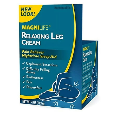 4 Pack Magni Life Relaxing Leg Cream, 4 Ounce