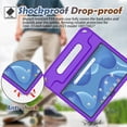 thumbnail image 6 of SUPNICE Kids Case for Walmart Onn 11 Inch Tablet Pro 2023 (Model: 100110027), Lightweight Shockproof Convertible Handle Stand Case for Onn Tablet Pro 11",Purple, 6 of 7