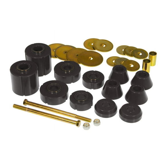 Prothane 67-72 GM Body Mount 12 Bushing Kit - Black Fits select: 1970-1972 CHEVROLET C20, 1967-1972 CHEVROLET K20