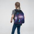 thumbnail image 5 of Naloa Planets Stars And Galaxies1 Print Lightweight DayBackpack Suitable for school, work, shopping, travel, etc., 5 of 5