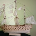 thumbnail image 3 of DIY Wood Assembled Victory Royal Navy Ship Sailboat Modeling Toy Decoration, 3 of 6