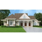 The House Designers: THD-4315 Builder-Ready Blueprints to Build a One-Story Southern House Plan with Slab Foundation (5 Printed Sets)