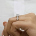thumbnail image 4 of VINSON Sparkling Cushion Cut Moissanite Diamond Engagement Ring - Nature Inspired Wedding Gift Ring for Her, 4 of 8