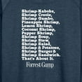 thumbnail image 3 of Forrest Gump - Bubbas Shrimp List - Women's Lightweight French Terry Long Sleeve Shirt, 3 of 5