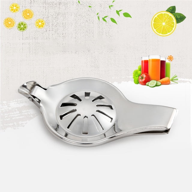 Zootealy 1 PC Stainless Steel Lemon Juicer Manual Orange Fruits Pressing Mini Portable Kitchen Hand DIY Squeezer Tool