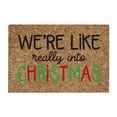 thumbnail image 1 of TIELUTT Christmas Doormat Front Door Decoration Christmas Decoration Ladder Throw Blanket Soft Small Rug Nautical Throw Blanket Large Knit Throw Blankets Decorative Throws for Couch, 1 of 5