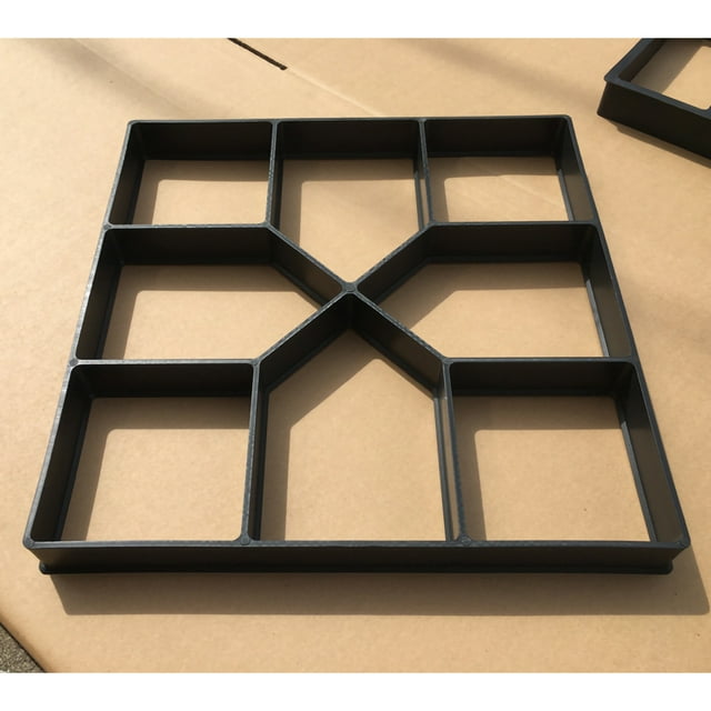 Concrete Paths Maker Walk Path Maker 40cm DIY Paving Reusable Concrete Paths Maker Plastic Walkway Pavement Mould For Garden
