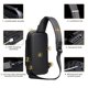 thumbnail image 5 of Bolso bandolera deportivo con carga USB, bolso de pecho antirrobo masculino con bloqueo de contraseña, 5 of 5
